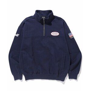 XLARGE Classic Oval Logo Half Zip Sweat Men's